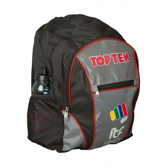 Рюкзак TOP TEN"ITF" 42x30x15cm, черный-серый