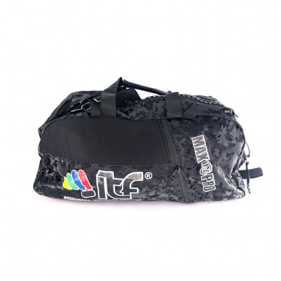 Сумка-рюкзак для Тхэквондо ИТФ MAXPRO VELOUR CAMOUFLAGE M 60x28x27см ITF с большим замком