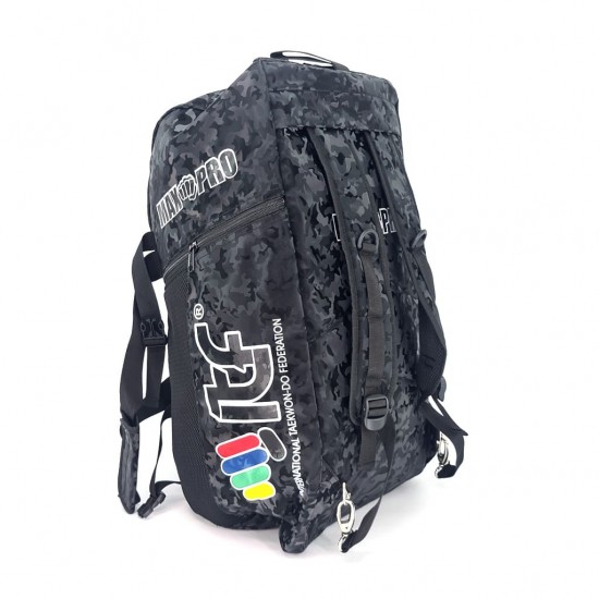 Сумка-рюкзак для Тхэквондо ИТФ MAXPRO VELOUR CAMOUFLAGE M 60x28x27см ITF с большим замком