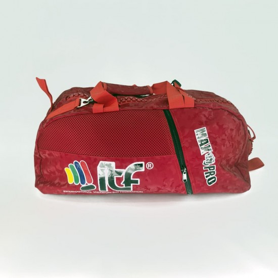 Сумка-рюкзак для Тхэквондо ИТФ MAXPRO VELOUR CAMOUFLAGE M 60x28x27см ITF с большим замком