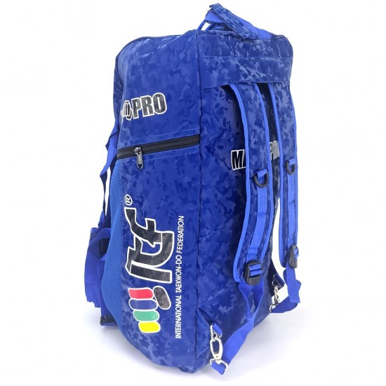 Сумка-рюкзак для Тхэквондо ИТФ MAXPRO VELOUR CAMOUFLAGE M 60x28x27см ITF с большим замком