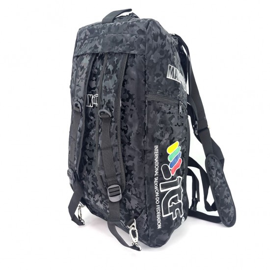 Сумка-рюкзак для Тхэквондо ИТФ MAXPRO VELOUR CAMOUFLAGE M 60x28x27см ITF с большим замком