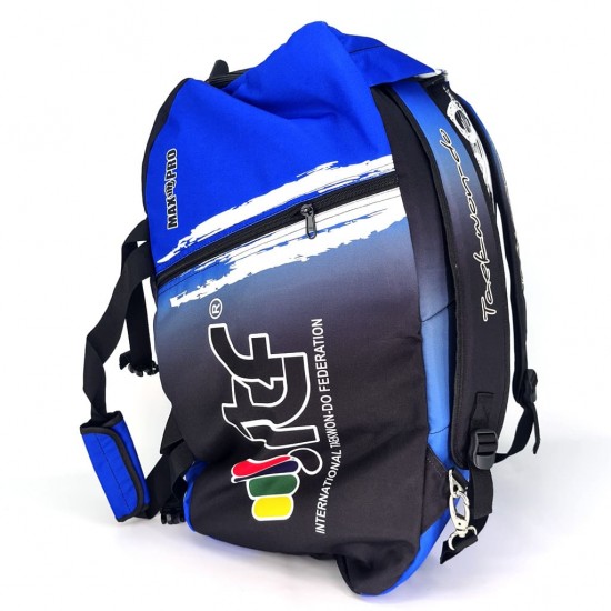 Сумка-рюкзак для Тхэквондо ИТФ MAXPRO L 67x36x33см ITF Градиент с большим замком