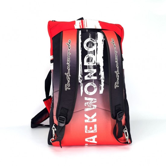 Сумка-рюкзак для Тхэквондо ИТФ MAXPRO L 67x36x33см ITF Градиент с большим замком