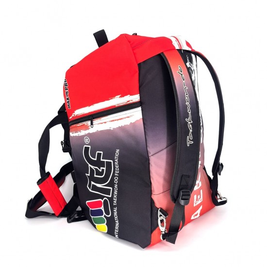 Сумка-рюкзак для Тхэквондо ИТФ MAXPRO L 67x36x33см ITF Градиент с большим замком